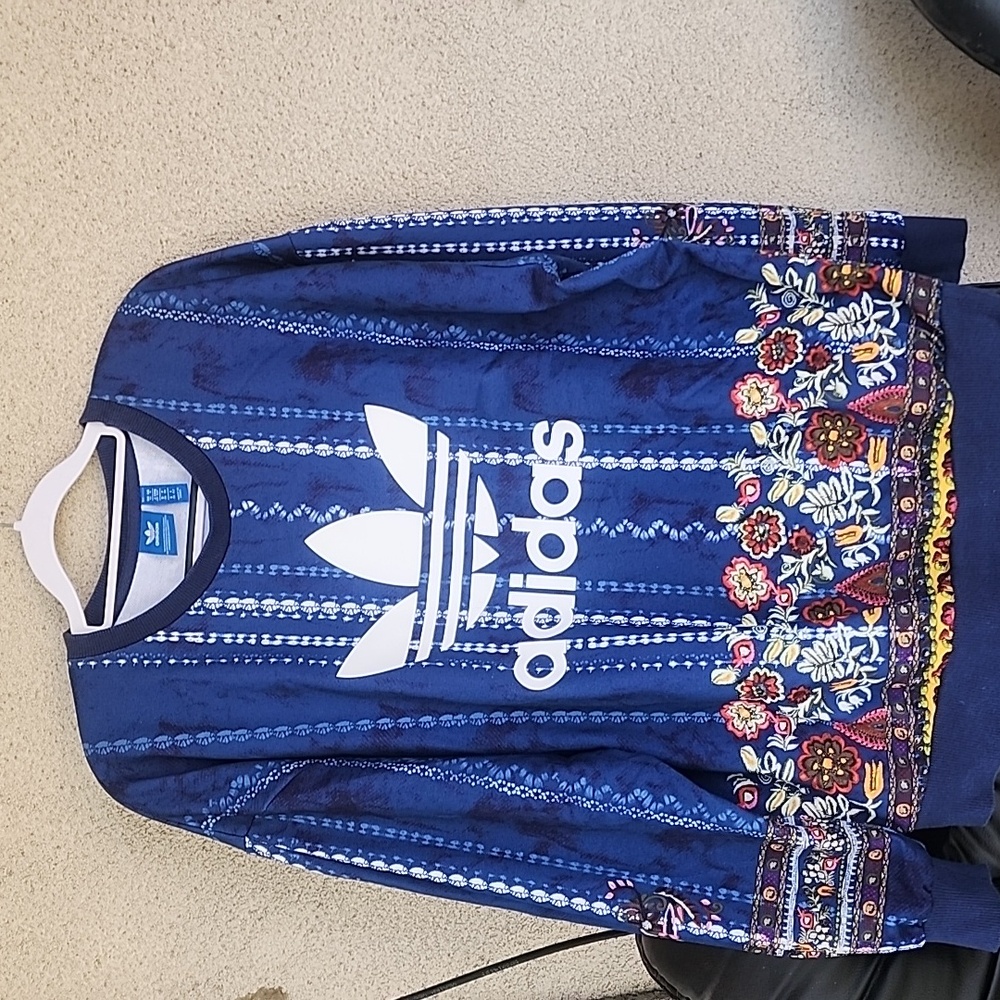Adidas Blue Sweater Small Used